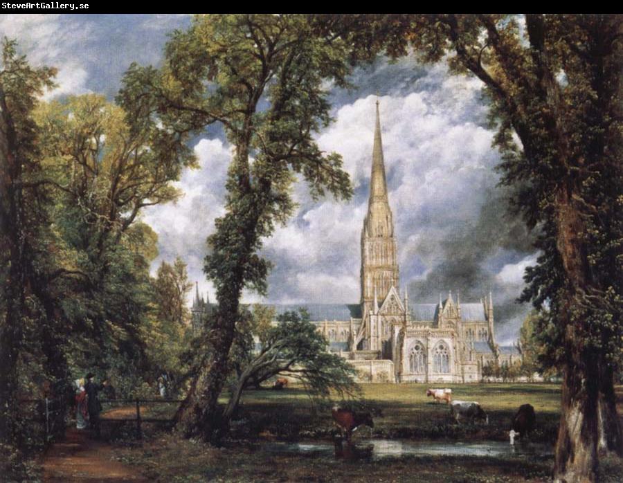 John Constable Salisbury Cathedral from the Bishop-s Grounds